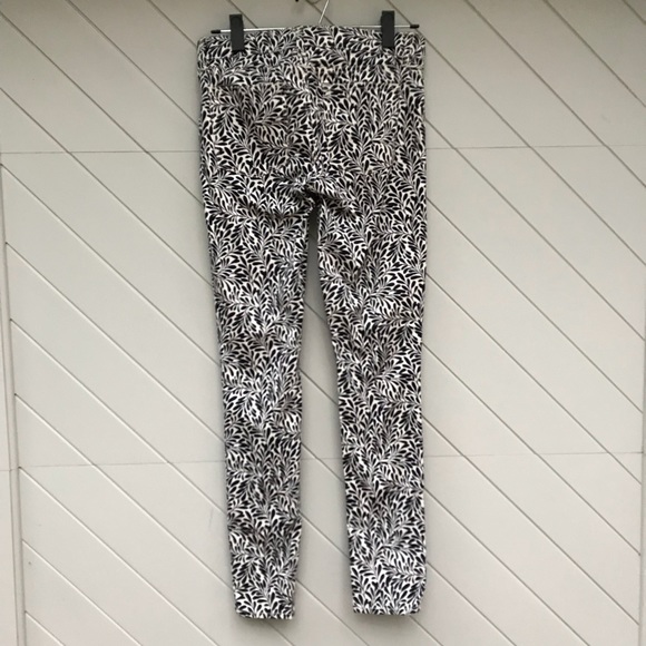 J. Crew Patterned Midrise Toothpick Ivy Jeans - Picture 5 of 7